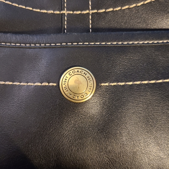 🌈 Coach black Legacy lined satchel 10743 🌈 - Picture 14 of 16